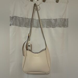 MK Elegant Cream Shoulder Bag
